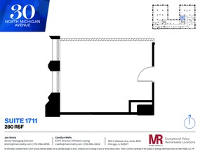 30 N Michigan Ave, Chicago, IL to rent Site Plan- Image 1 of 2