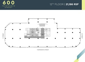 600 13th St NW, Washington, DC for rent Floor Plan- Image 1 of 1