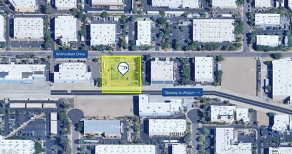 1653 W Knudsen Dr, Phoenix, AZ - aerial  map view