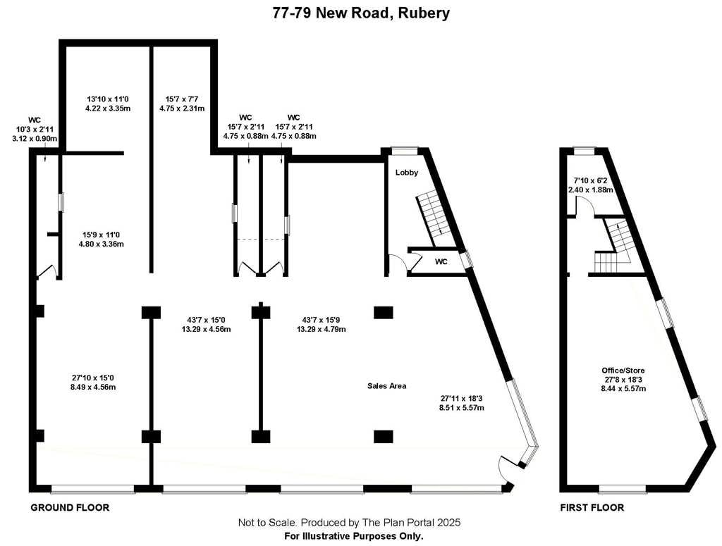 77-79 New Rd, Birmingham to rent Floor Plan- Image 1 of 4
