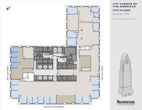 1177 Avenue Of The Americas, New York, NY for rent Floor Plan- Image 2 of 2