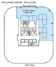 901 E Cary St, Richmond, VA for rent Floor Plan- Image 1 of 8