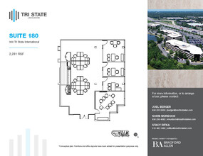 300 Tri State International, Lincolnshire, IL for rent Floor Plan- Image 1 of 12