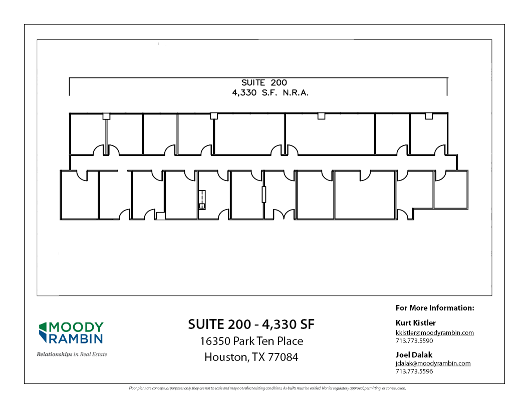 16350 Park Ten Place Dr, Houston, TX for rent Floor Plan- Image 1 of 1