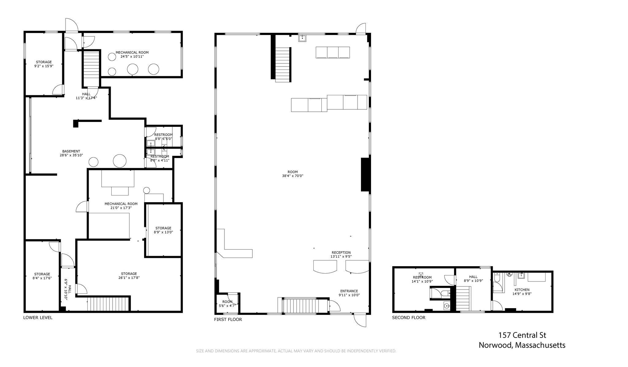 157 Central St, Norwood, MA to rent Floor Plan- Image 1 of 1