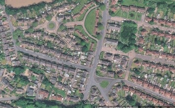 Cross St, Barnsley, SYK - AERIAL  map view