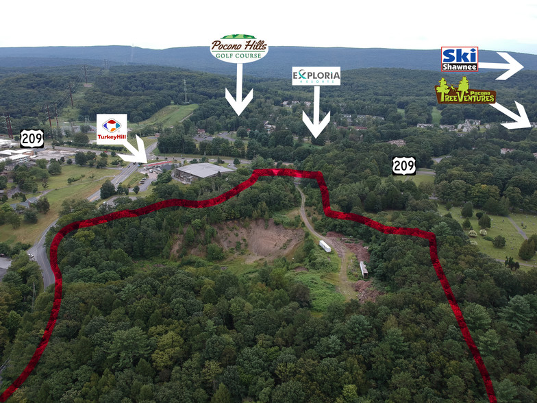 Winona Falls Rd, East Stroudsburg, PA for sale - Aerial - Image 1 of 1