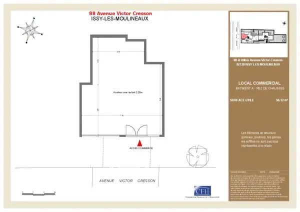 Location Commerce 56 m² - Photo 1