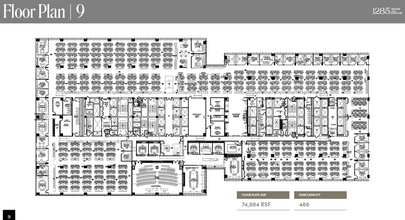 1285 Avenue of the Americas, New York, NY for rent Floor Plan- Image 1 of 9