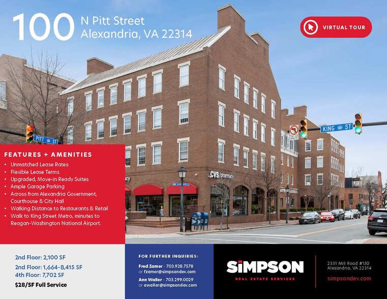 100 N Pitt St, Alexandria, VA for rent - Building Photo - Image 1 of 9