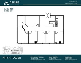 2211 Norfolk St, Houston, TX for rent Floor Plan- Image 1 of 1