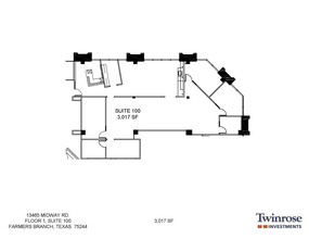 13465 Midway Rd, Farmers Branch, TX for rent Floor Plan- Image 2 of 9