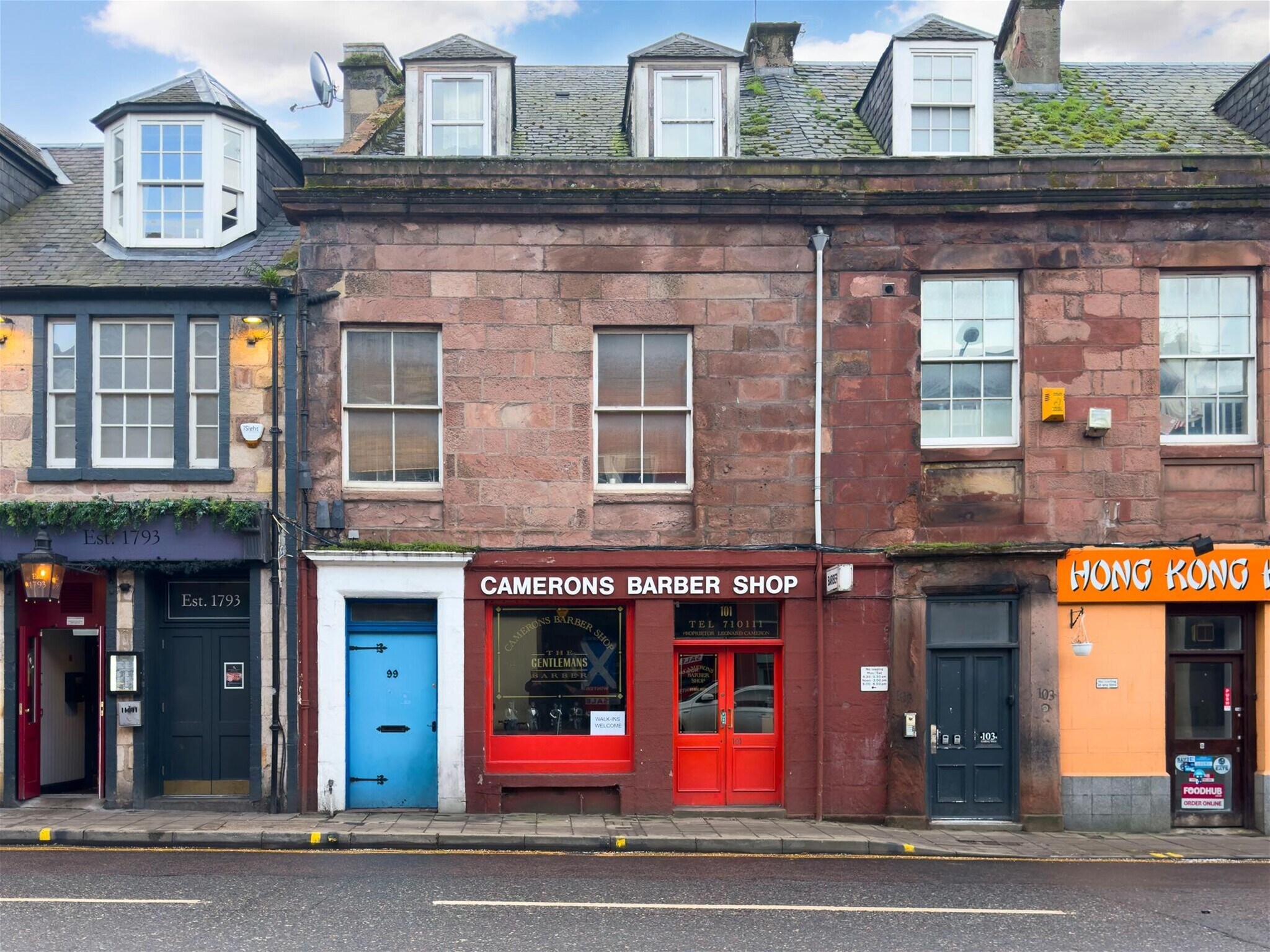 Cameron's Barber Shop and Flat, Inverness for sale Primary Photo- Image 1 of 14