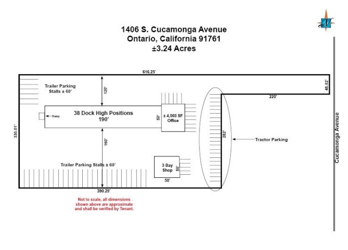 1406 S Cucamonga Ave, Ontario, CA for sale Site Plan- Image 1 of 1