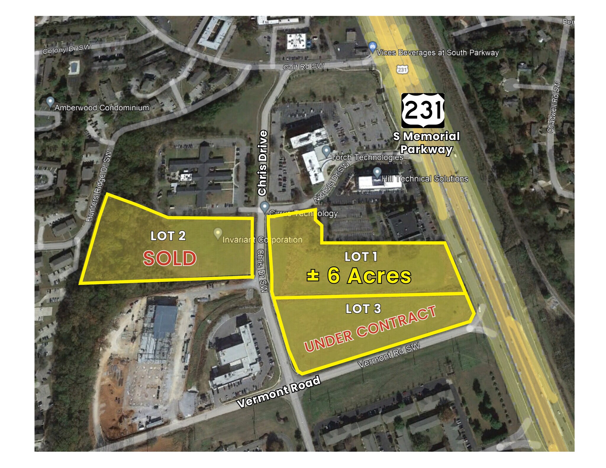 South Memorial Parkway & Chris Drive, Huntsville, AL for sale Building Photo- Image 1 of 1