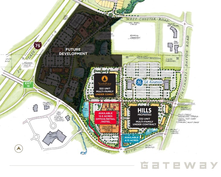 Union Centre Blvd, West Chester, OH for sale - Site Plan - Image 1 of 5