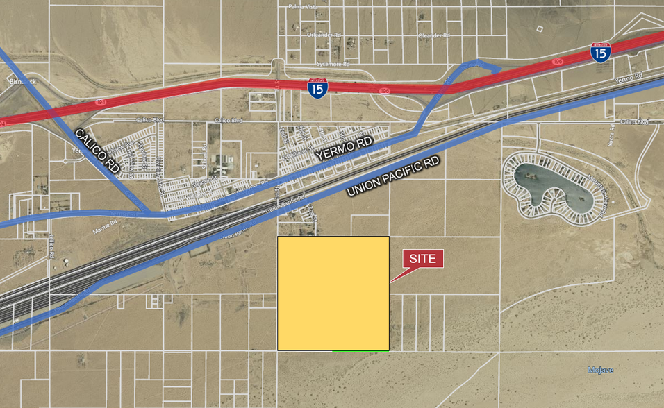 Yermo Rd 153 Acres, Yermo, CA for sale - Aerial - Image 1 of 1