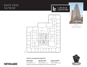 1775 Sherman St, Denver, CO to rent Floor Plan- Image 1 of 1