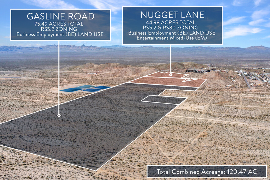 S Nugget Lane & S Gasline Road, Searchlight, NV for sale - Building Photo - Image 3 of 6