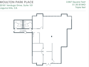 23181 Verdugo Dr, Laguna Hills, CA for rent Floor Plan- Image 1 of 1