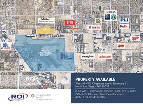 3000 Cheyenne, North Las Vegas, NV - AERIAL  map view - Image1