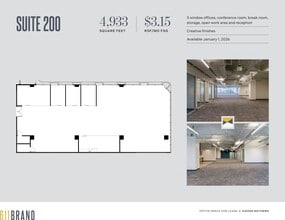 611 N Brand Blvd, Glendale, CA to rent Floor Plan- Image 1 of 1