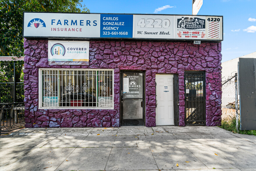 4220-4220 1/2 W Sunset Blvd, Los Angeles, CA for sale - Building Photo - Image 1 of 1