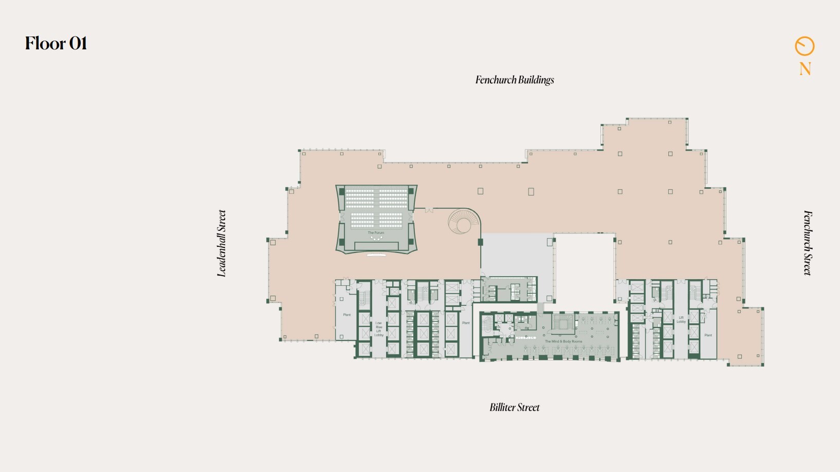 40 Leadenhall St, London for rent Typical Floor Plan- Image 1 of 1