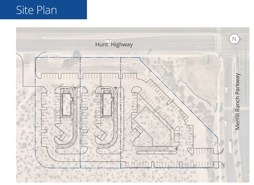 SEC Hunt Hwy & Merrill Ranch Parkway, Florence, AZ for sale - Site Plan - Image 2 of 6