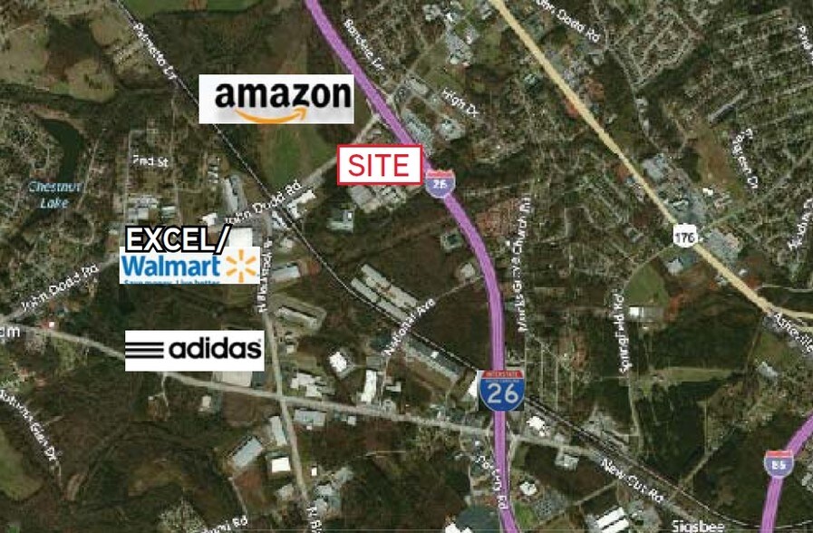 110 Commercial Dr, Spartanburg 29303 I26 John Dodd Road UK