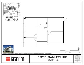 5850 San Felipe St, Houston, TX for rent Site Plan- Image 1 of 1