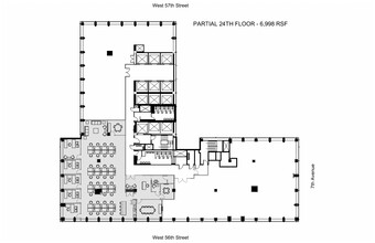 888 7th Ave, New York, NY for rent Site Plan- Image 1 of 1