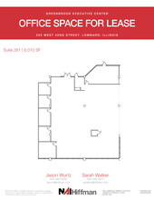 200 W 22nd St, Lombard, IL for rent Floor Plan- Image 1 of 2