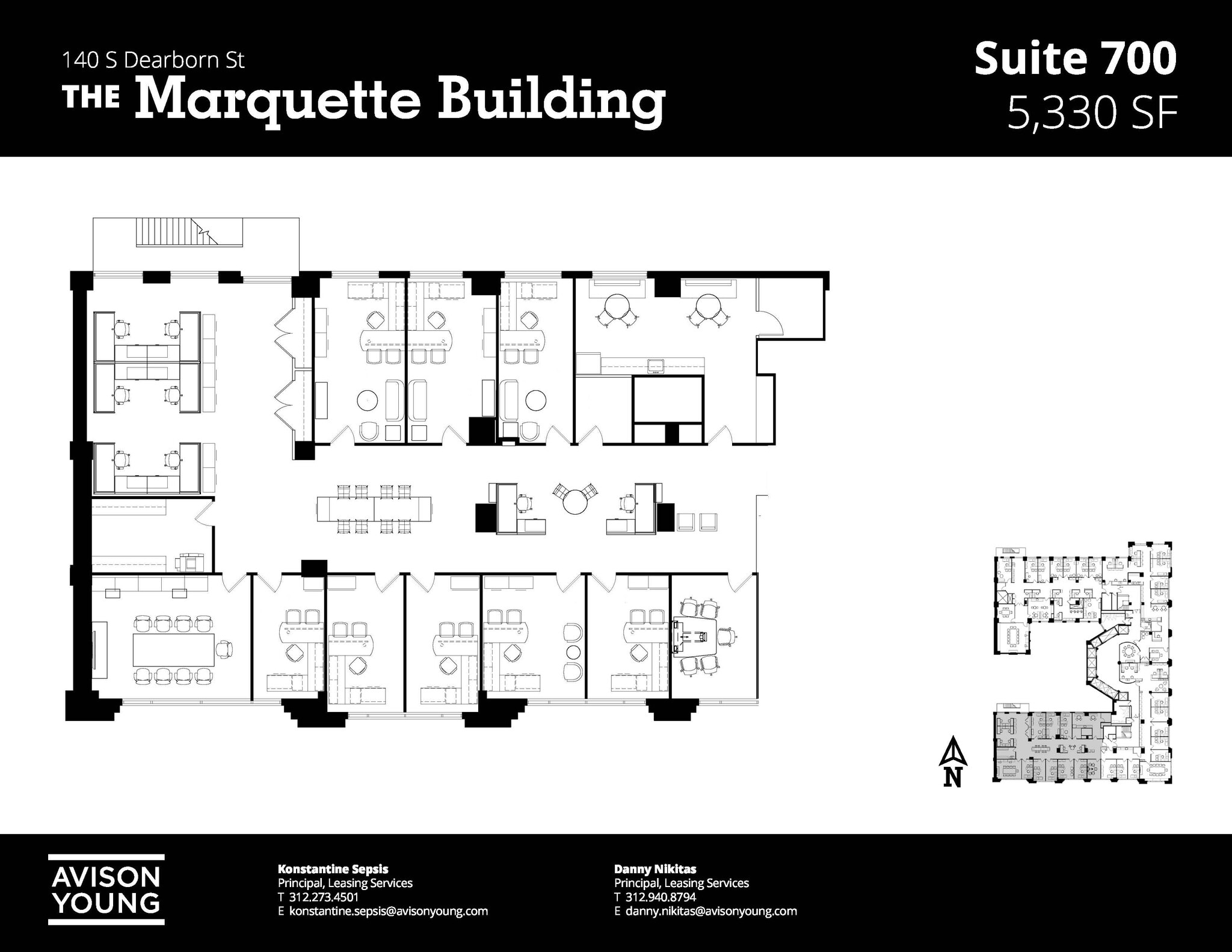 140 S Dearborn St, Chicago, IL for rent Floor Plan- Image 1 of 5