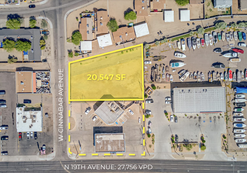 1835 Cinnabar Avenue, Phoenix, AZ for sale - Aerial - Image 1 of 1