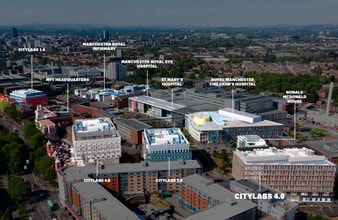 Hathersage Rd, Manchester, GTM - AERIAL map view