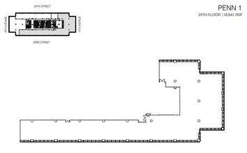 PENN 1, New York, NY for rent Floor Plan- Image 1 of 1