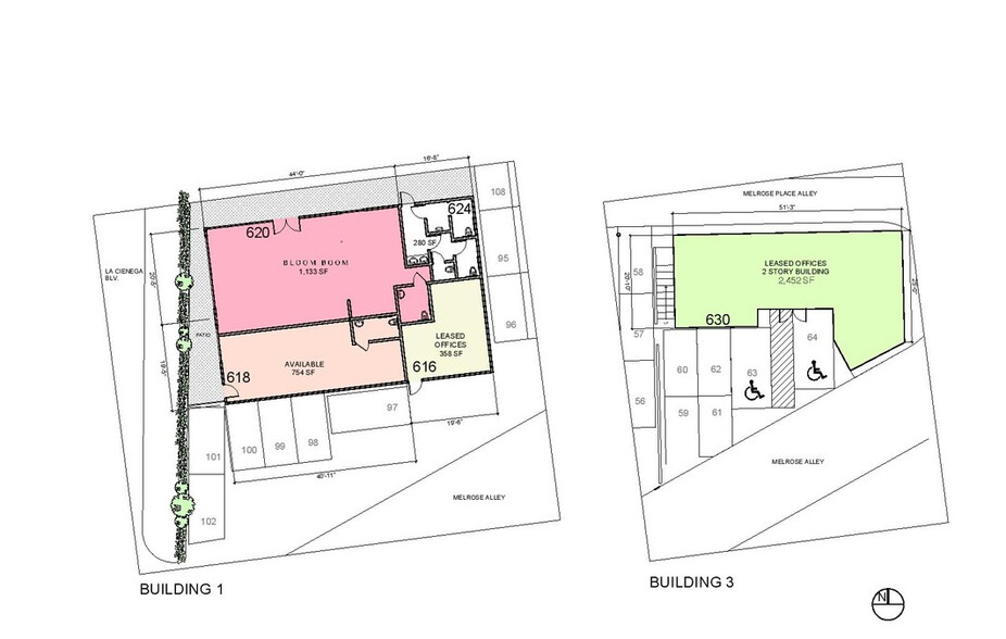 616-630 N La Cienega Blvd, West Hollywood, CA for rent - Floor Plan - Image 3 of 7