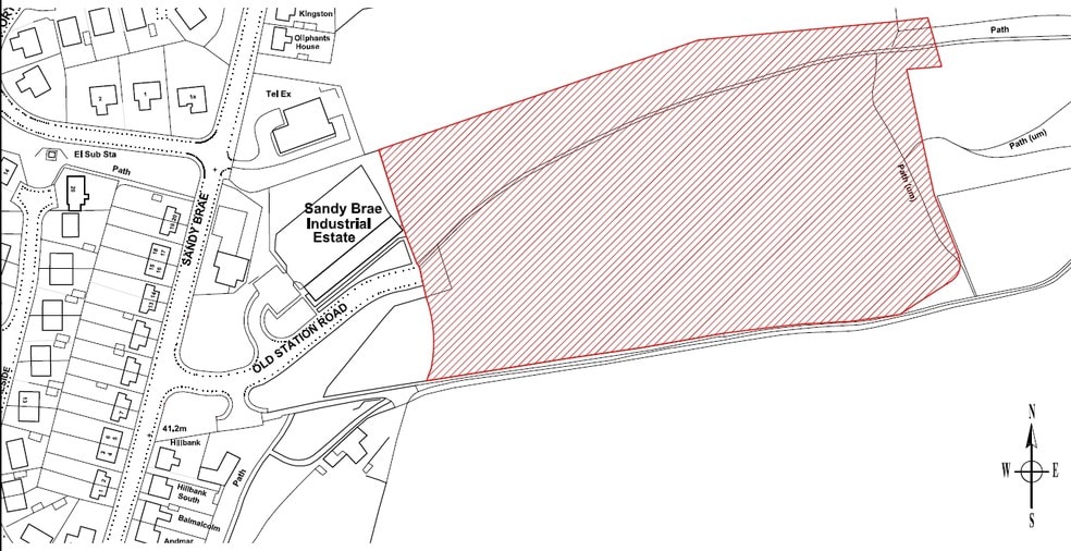 Sandy Brae, Kennoway for sale - Site Plan - Image 2 of 2