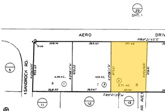 8875 Aero Dr, San Diego, CA for sale Plat Map- Image 1 of 1