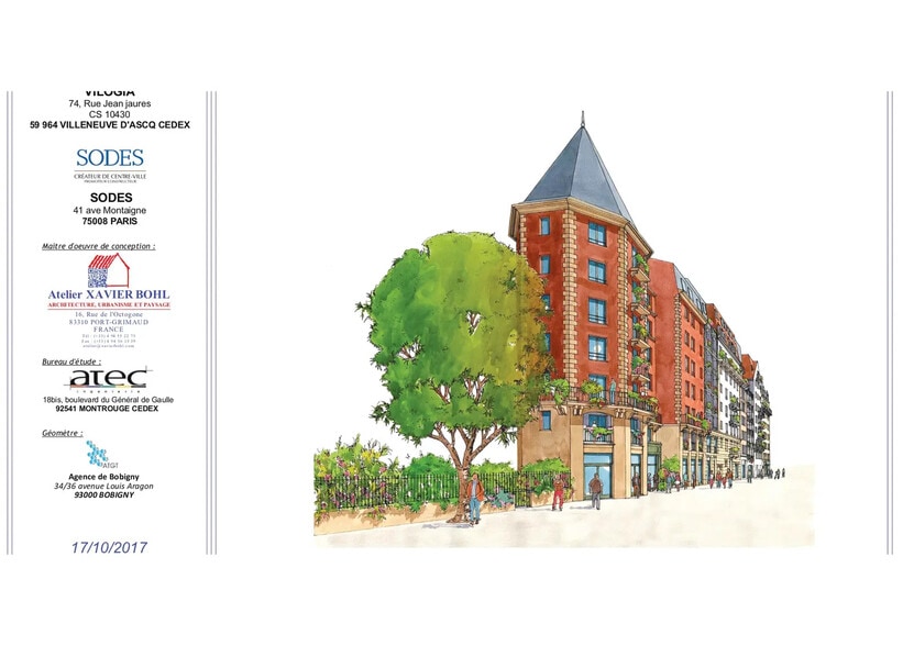 81 Avenue Descartes, Le Blanc-Mesnil to rent - Building Photo - Image 2 of 6
