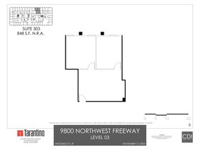 9800 Northwest Fwy, Houston, TX to rent Site Plan- Image 1 of 1