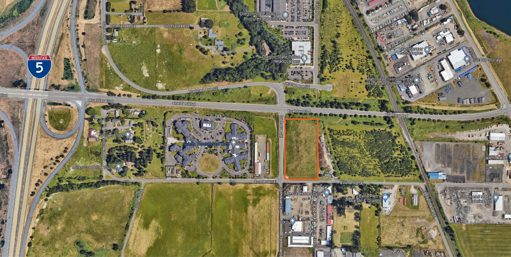 Lot 1801 - Boone Rd SE, Salem, OR for sale Aerial- Image 1 of 1