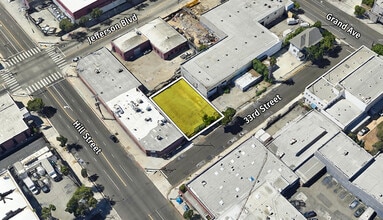 230 W 33rd St, Los Angeles, CA - AERIAL  map view