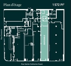 1370-1384 Rue Sainte-Catherine O, Montréal, QC to rent Floor Plan- Image 1 of 1
