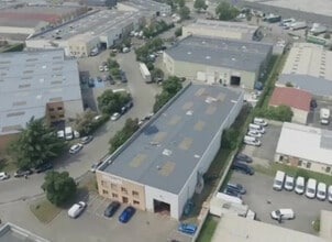 Vénissieux, RHO - Aerial map view