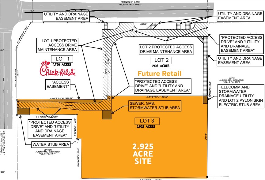 US Highway 87 & Friendship Lane, Fredericksburg, TX for rent - Site Plan - Image 3 of 4