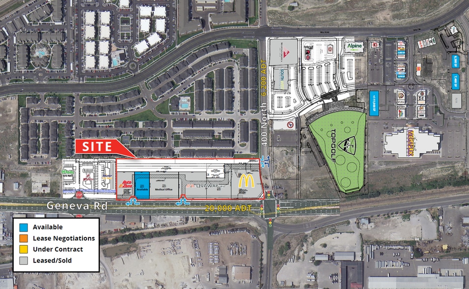 400 N Geneva Rd, Vineyard, UT for rent - Site Plan - Image 2 of 2