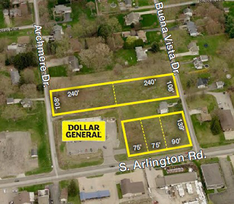 2489 S. Arlington Rd. & Buena Vista Dr., Akron, OH for sale - Primary Photo - Image 1 of 1