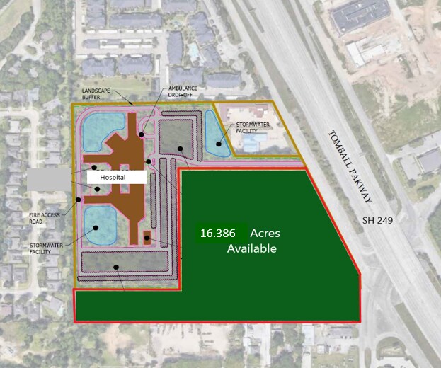 Perry Rd, Houston, TX 77070 16.386 AcresNWC of Hwy 249 Perry Rd